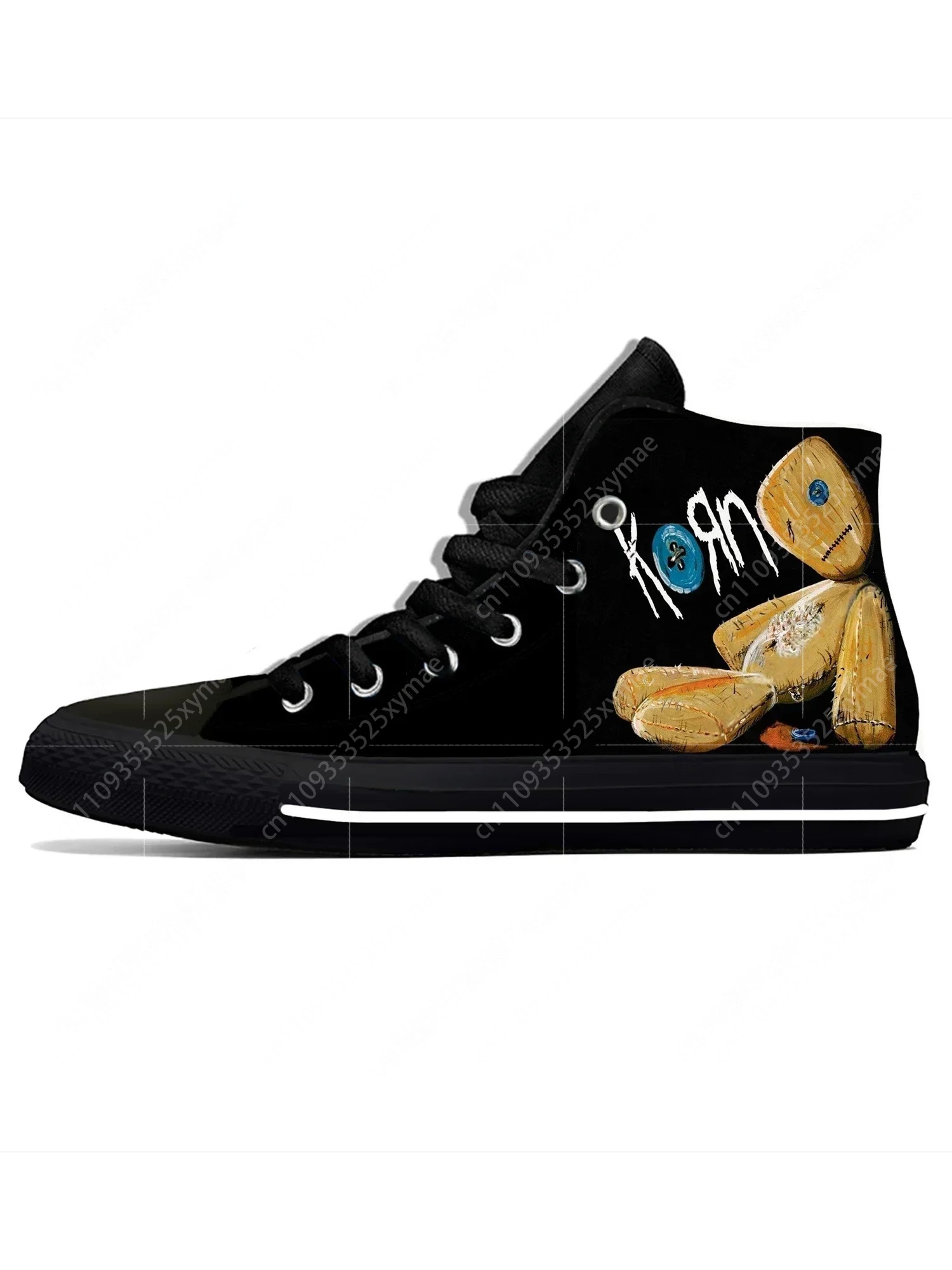 Running Gear Woman - Korn Rock Band High Top Sneakers