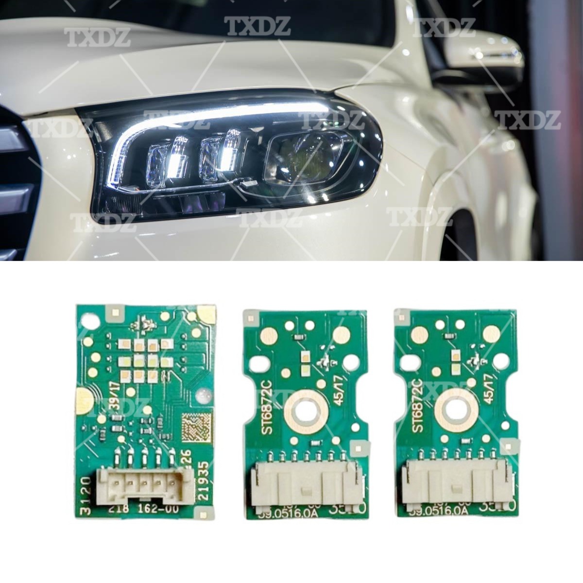 Running Headlamp Led - Brightly White Angel Eyes DRL Boards
