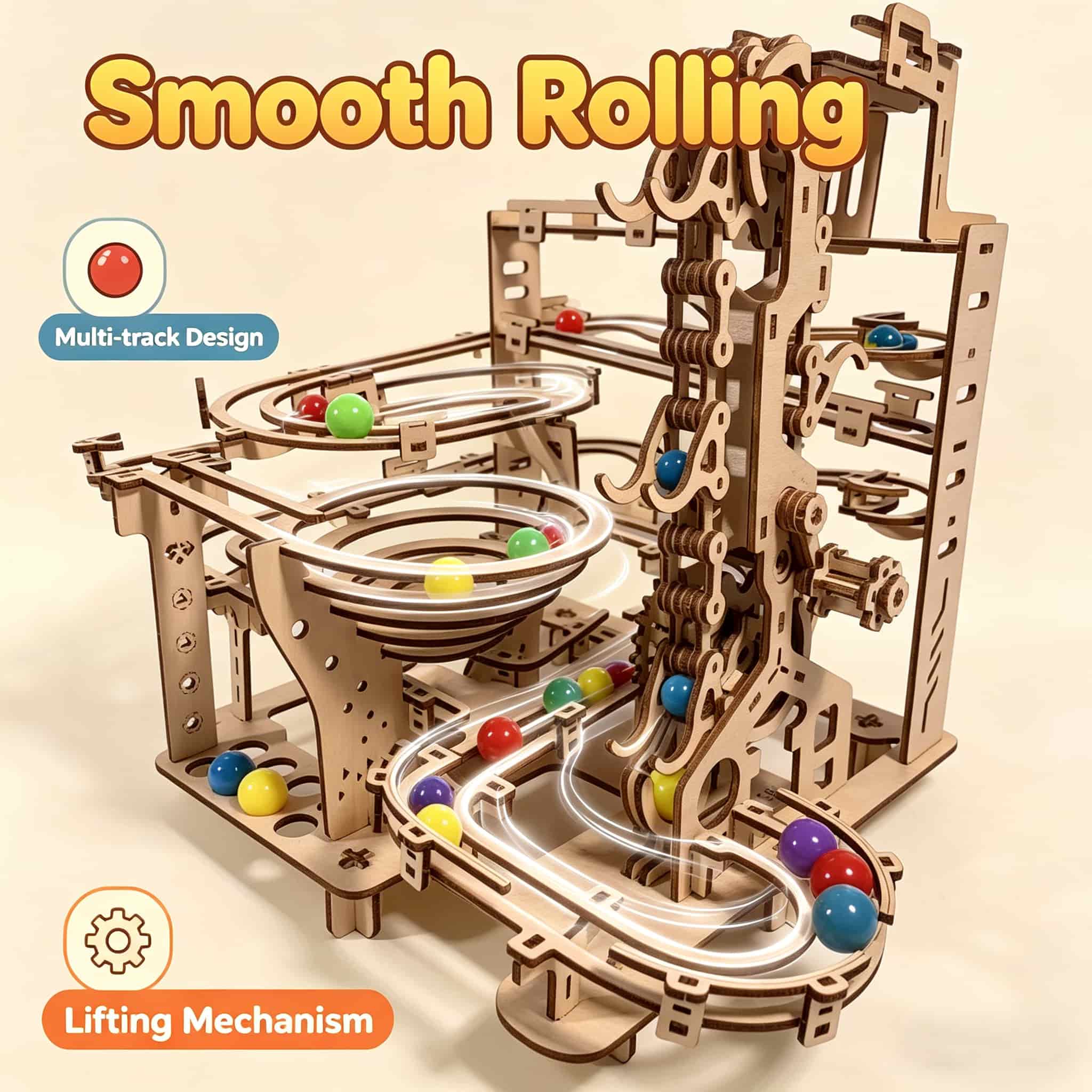 Mechanical Marble Run 3D Woode - Running Gear Gifts recensione e prezzo