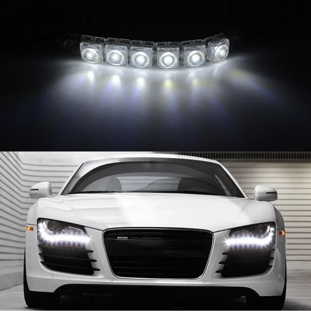 2PCS LED Waterproof DRL Light  - Running Headlamp Led recensione e prezzo