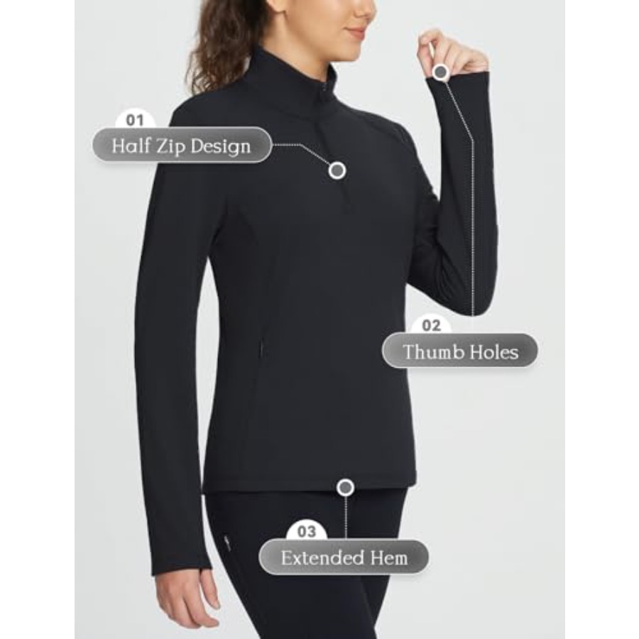 Women's Fleece Pullover Jacket - Running Gear Cold Weather recensione e prezzo