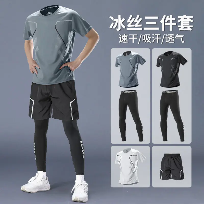 Men's Summer Sports Set Ice Si - Running Gear Woman recensione e prezzo