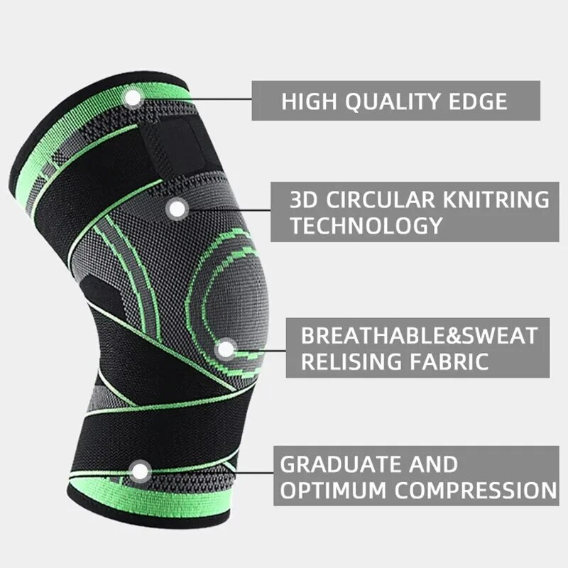 1pcs Sports Kneepad Men Pressu - Running Gear Knee recensione e prezzo