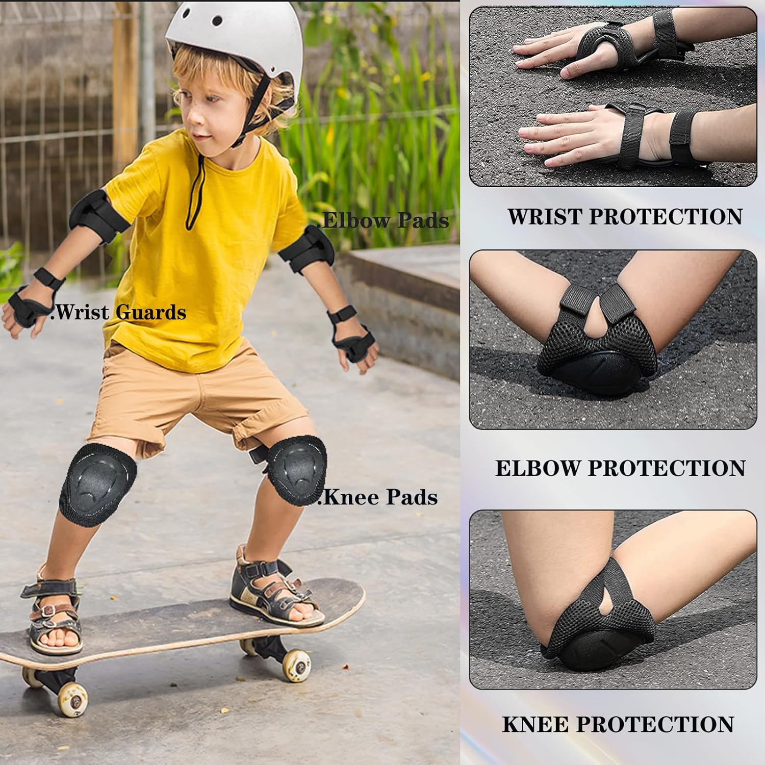 Kids/Youth Knee Pads and Elbow - Running Gear For Kids Girls recensione e prezzo