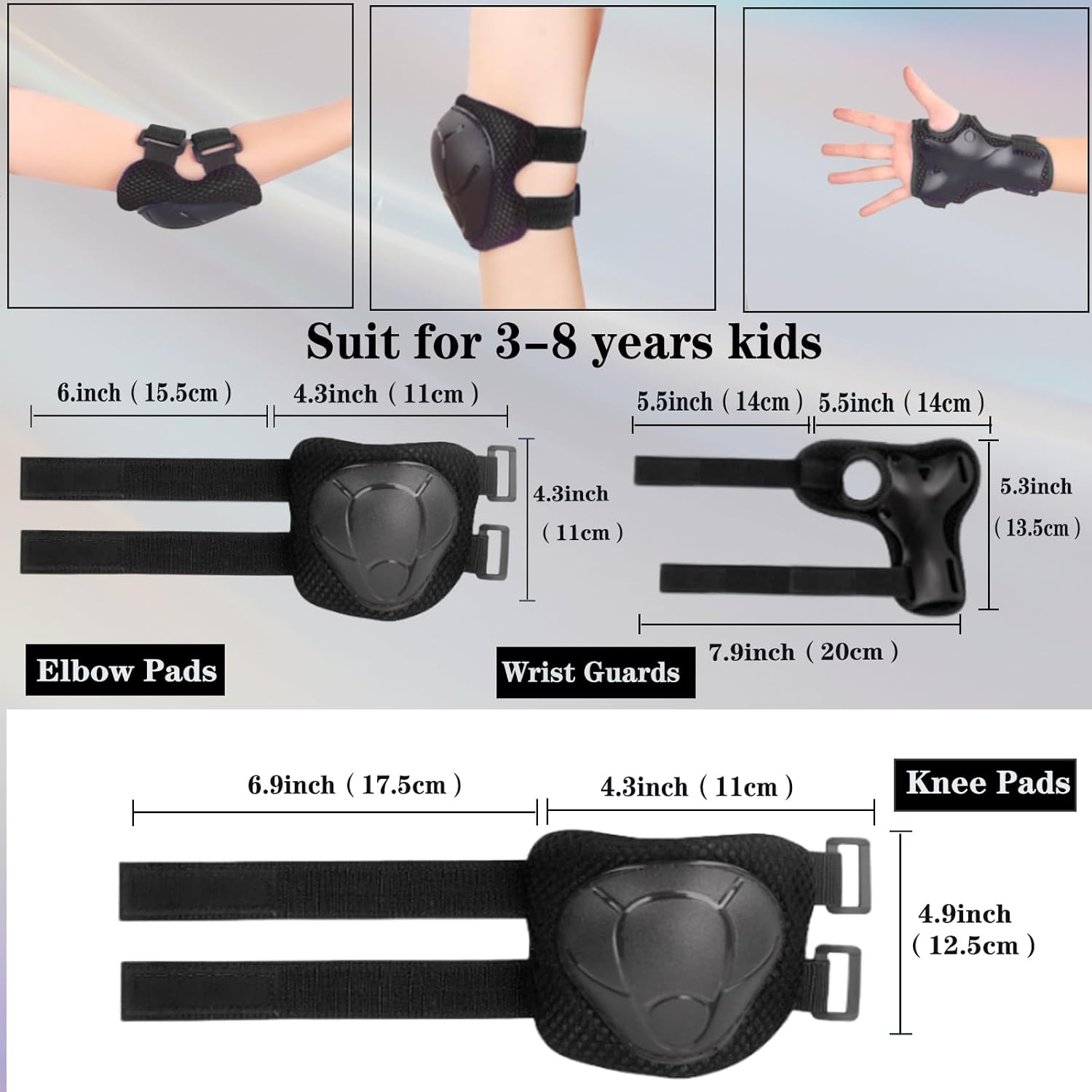 Kids/Youth Knee Pads and Elbow - Running Gear For Kids Girls recensione e prezzo