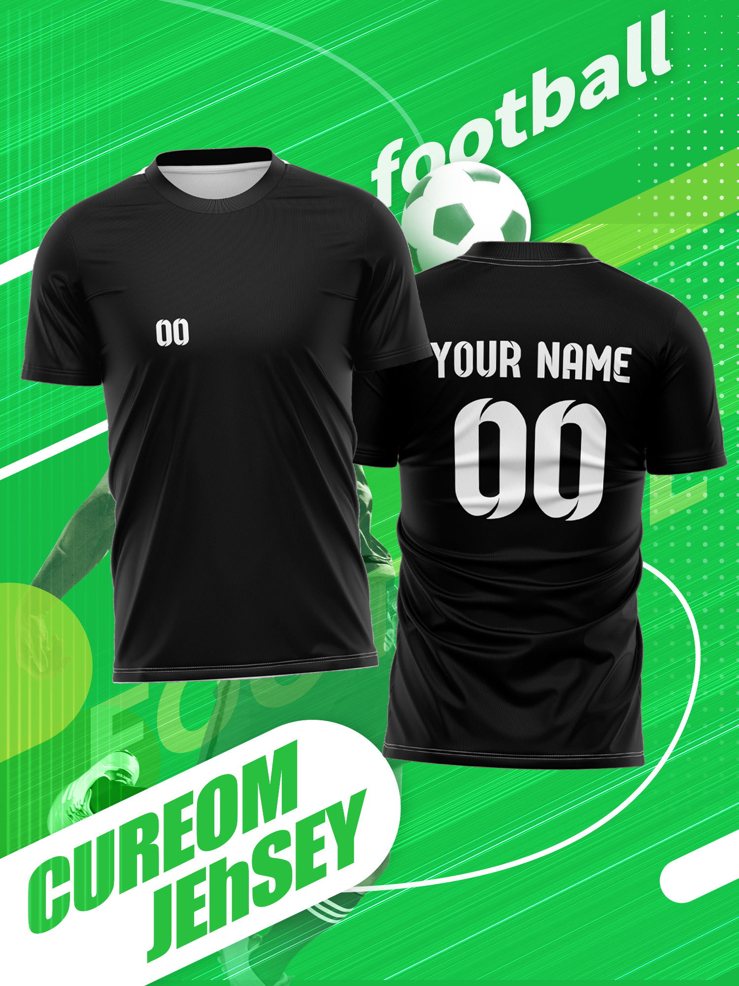 Custom Photo Name Number Socce - Running Gear Names recensione e prezzo