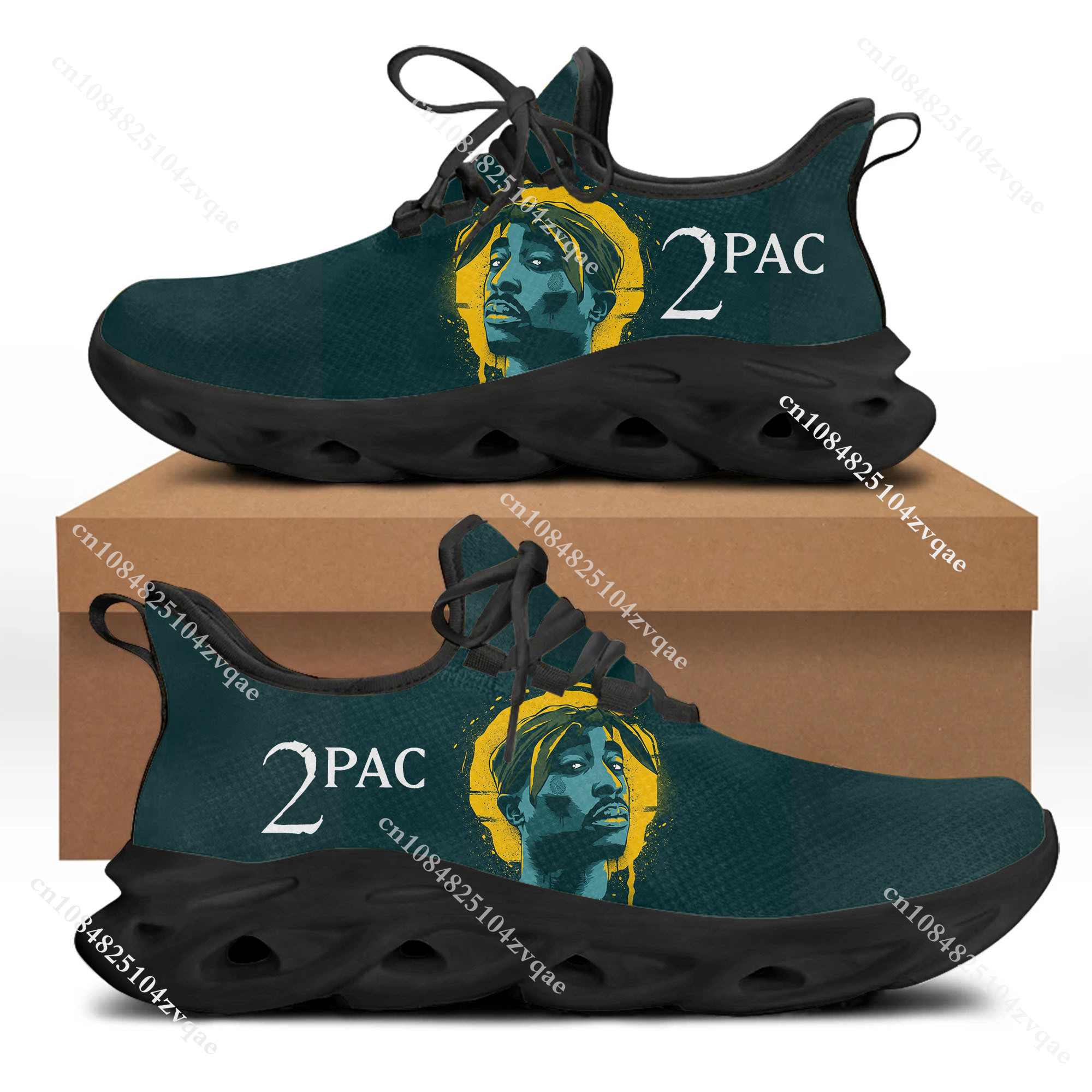 Tupac Rapper 2Pac Flats Sneake - Running Gear Woman recensione e prezzo