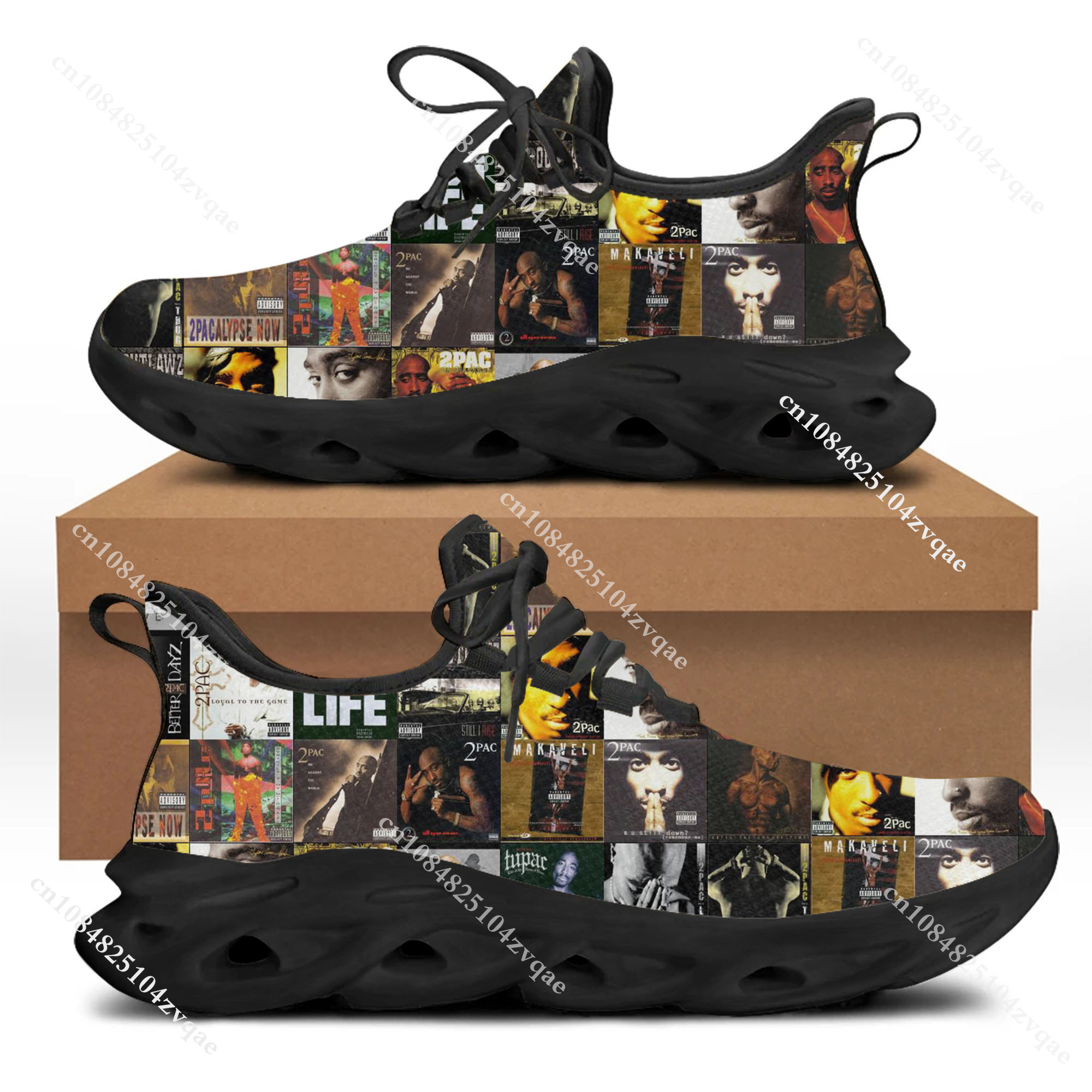 Tupac Rapper 2Pac Flats Sneake - Running Gear Woman recensione e prezzo