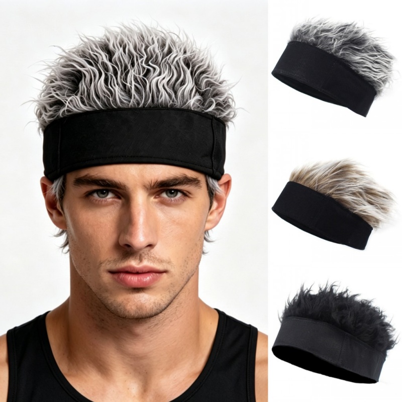 Men Womens Synthetic Wig Spike - Running Gear Hat recensione e prezzo