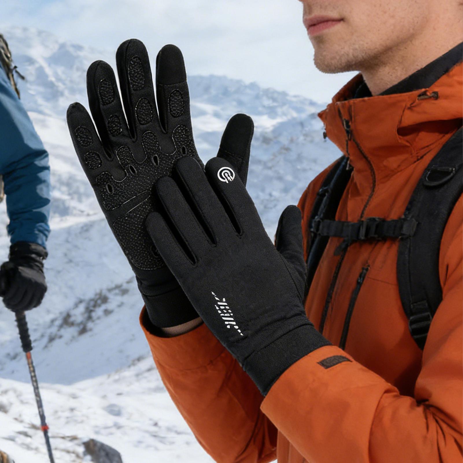 Warm Cycling Gloves Full Finge - Running Gear Cold Weather recensione e prezzo